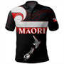 New Zealand Polo Shirt - Maori Face And Flag Patterns