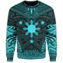 Philippines Sweatshirt - Philippines Cheif Tattoo Patterns Style