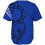 Philippines Baseball Shirt Tribal Sun In My Heart Blue Style