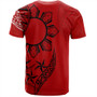 Philippines T-Shirt Tribal Sun In My Heart Red Style