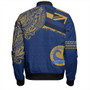 Hawaii Bomber Jacket Laupahoehoe Community Public Charter High School With Crest Style