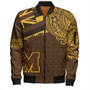 Hawaii Bomber Jacket Mililani High School With Crest Style
