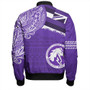 Hawaii Bomber Jacket Pearl City High School With Crest Style