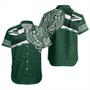 Hawaii Short Sleeve Shirt Pahoa High and Intermediate School With Crest Style