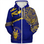 Hawaii Sherpa Hoodie Waipahu High School With Crest Style