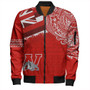 Hawaii Bomber Jacket Waialua High and Intermediate School With Crest Style