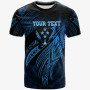 Kosrae Polynesian Custom Personalised T-Shirt - Legend Blue Version 1