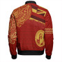 Hawaii Bomber Jacket President Theodore Roosevelt High School With Crest Style