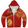 Hawaii Sherpa Hoodie President Theodore Roosevelt High School With Crest Style