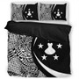 Austral Islands Bedding Set Lauhala White Circle Style