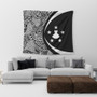 Austral Islands Tapestry Lauhala White Circle Style