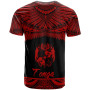 Tonga Polynesian T-Shirt - Tongan Pride Red Version 2