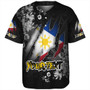 Philippines Custom Baseball Shirt Filipino Heritage Blood Inside Me