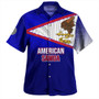 American Samoa Hawaiian Shirt - American Samoa Flag Color With Traditional Patterns