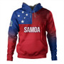 Samoa Hoodie Samoa Flag Color With Traditional Patterns