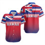 Hawaii Short Sleeve Shirt - Hawaii Flag Color With Traditional Patterns