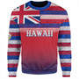 Hawaii Sweatshirt - Hawaii Flag Color With Traditional Patterns