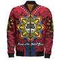 Philippines Bomber Jacket The Story of Lapu-Lapu Pearl of the Orient Seas Tribal Pride