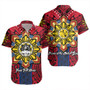 Philippines Short Sleeve Shirt The Story of Lapu-Lapu Pearl of the Orient Seas Tribal Pride