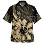 Philippines Hawaiian Shirt Polynesian Pattern Filipino Sampaguita