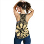 Philippines Women Tank Polynesian Pattern Filipino Sampaguita