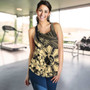 Philippines Women Tank Polynesian Pattern Filipino Sampaguita