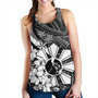 Philippines Women Tank Polynesian Pattern Filipino Sampaguita