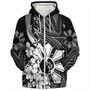 Philippines Sherpa Hoodie - Polynesian Pattern Filipino Sampaguita