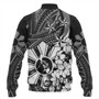 Philippines Baseball Jacket - Polynesian Pattern Filipino Sampaguita