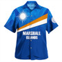 Marshall Islands Hawaiian Shirt - Flag Color With Traditional Patterns