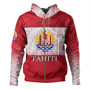 Tahiti Hoodie - Flag Color With Traditional Patterns