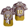 Hawaii Short Sleeve Shirt Custom James B. Castle High School Super Castle Knights Tribal Style