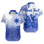 Philippines Short Sleeve Shirt Custom Pattern With Paisley Style