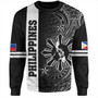 Philippines Sweatshirt Lauhala Half Concept Black