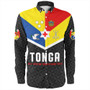 Tonga Long Sleeve Shirt Custom Coat Of Arm Sport Style