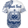 Samoa Baseball Shirt Custom Pattern With Paisley Style