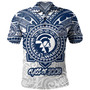 Hawaii Polo Shirt Custom Waiakea High School Super Waiakea Warriors Tribal Style