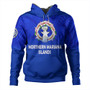 Northern Mariana Islands Hoodie - Flag Color With Traditional Patterns