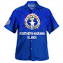 Northern Mariana Islands Hawaiian Shirt - Flag Color With Traditional Patterns