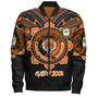 Hawaii Bomber Jacket Custom James Campbell High School SaberNation Super Sabers Tribal Style