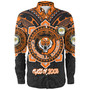 Hawaii Long Sleeve Shirt Custom James Campbell High School SaberNation Super Sabers Tribal Style