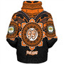Hawaii Sherpa Hoodie Custom James Campbell High School SaberNation Super Sabers Tribal Style