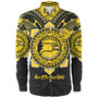 Hawaii Long Sleeve Shirt Custom Nanakuli High & Intermediate School Home Of Golden Hawks Tribal Style