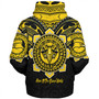 Hawaii Sherpa Hoodie Custom Nanakuli High & Intermediate School Home Of Golden Hawks Tribal Style