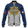 Philippines Baseball Jacket Filipino Tribal Sun Flag