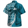 Guam Hawaiian Shirt Tree Coconut Pattern Chamorro