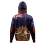 New Zealand Hoodie - Anzac Soldier Maori Patterns 1