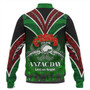 New Zealand Baseball Jacket - Anzac Day Silver Ferns Kiwi Birds Style 2