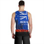 New Zealand Tank Top Flag Anzac Day And Red Poppy
