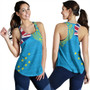 Tuvalu Women Tank Polynesian Flag With Coat Of Arms